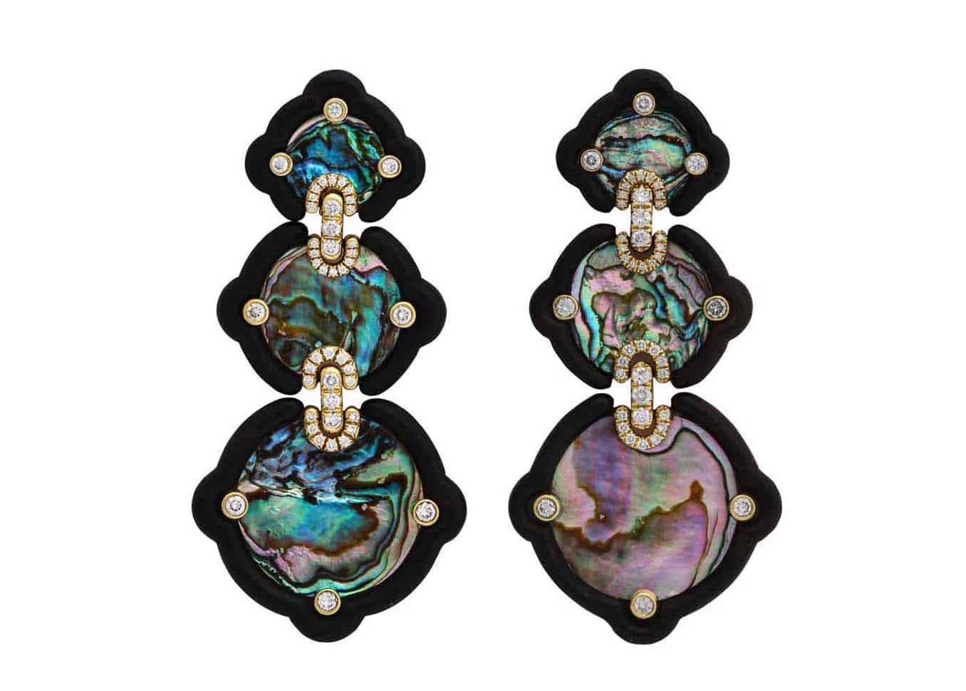 nicholas varney abalone earrings
