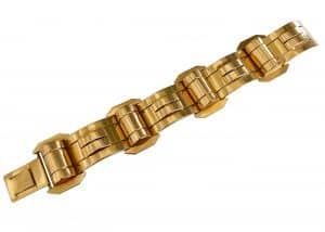 retro eighteen carat gold bracelet