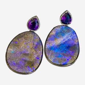 silvia furmanovich opal earrings