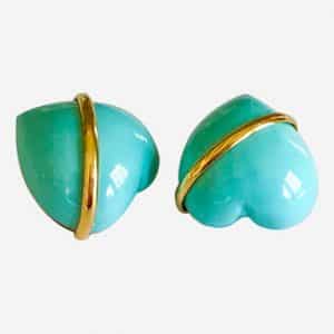 seaman schepps turquoise earrings