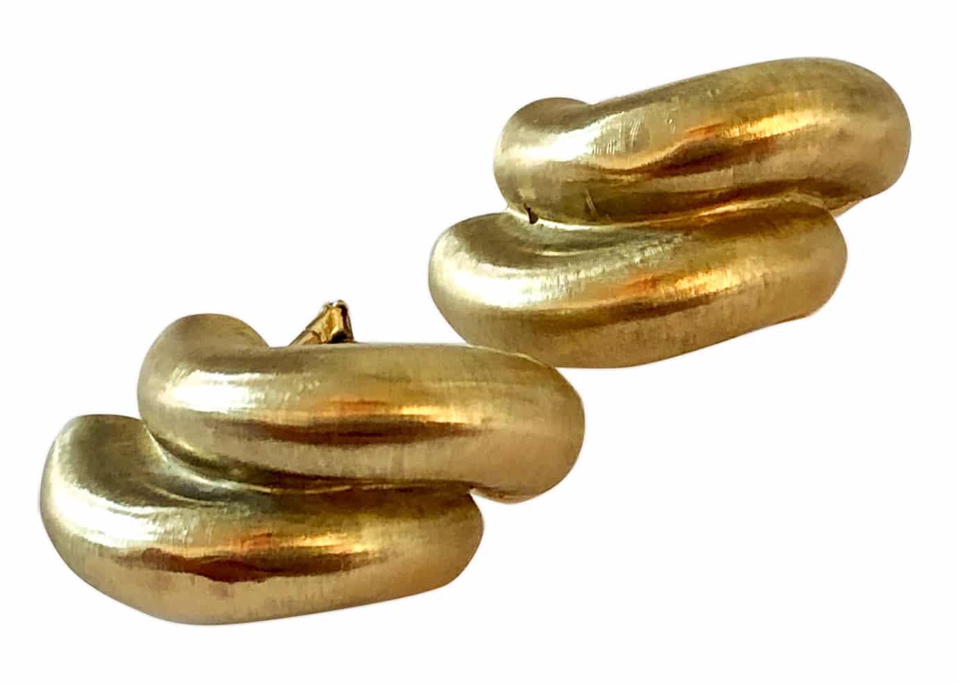 buccellati gold hoop earrings