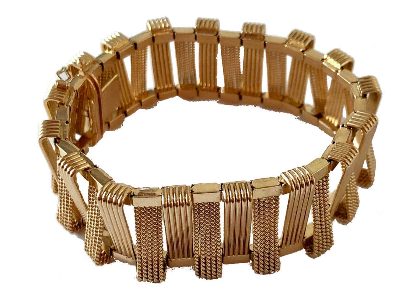 french fifties geometric bracelet