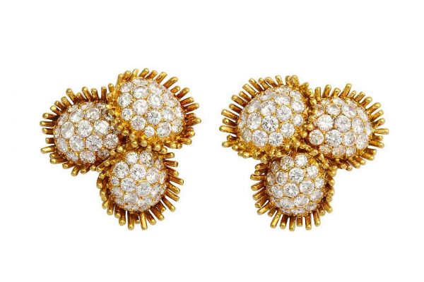 van cleef and arpels “sunflower earrings”