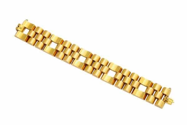retro 18k gold bracelet