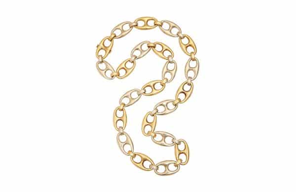 gucci style 18k necklace/chain