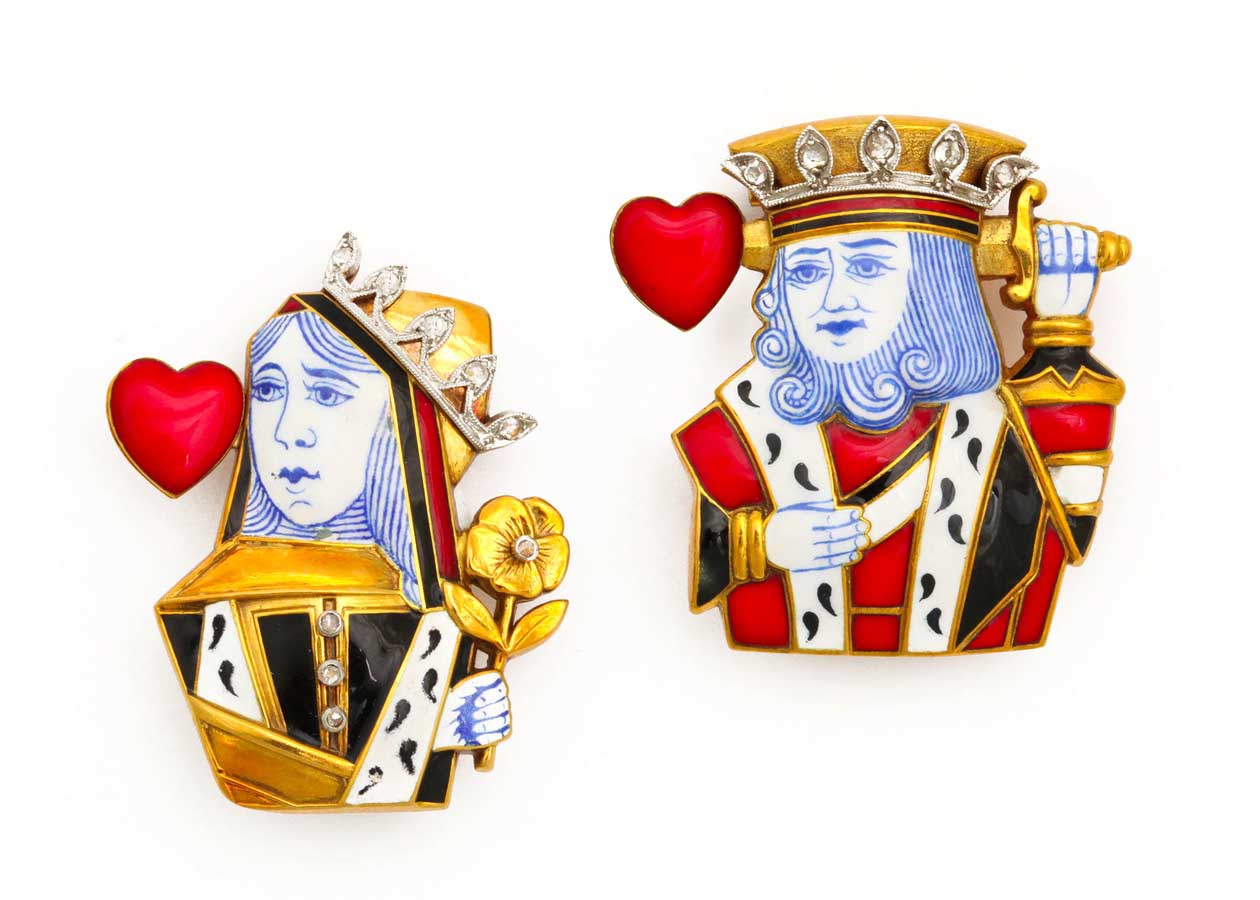 cartier king and queen of hearts