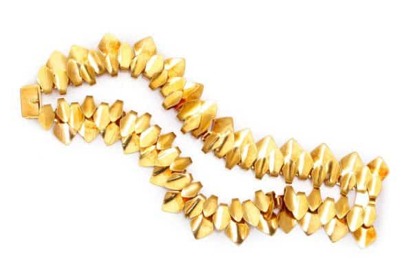 georg jensen flexible 18k gold bracelet
