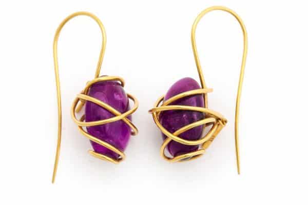 tina chow amethyst earrings