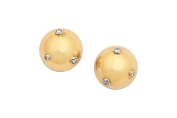 paloma picasso diamond and 18k cosmos earrings
