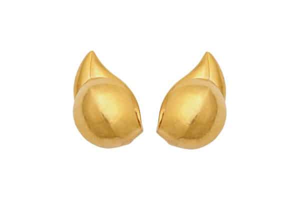 suzanne belperron 22k “leaf” earrings