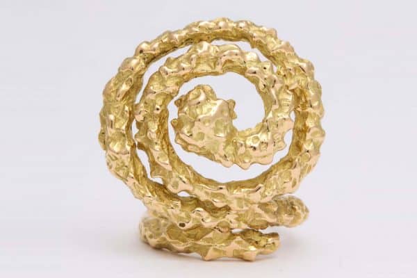 chaumet gold abstract ring