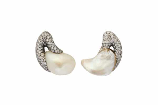 christopher walling paisley pearl and diamond earrings