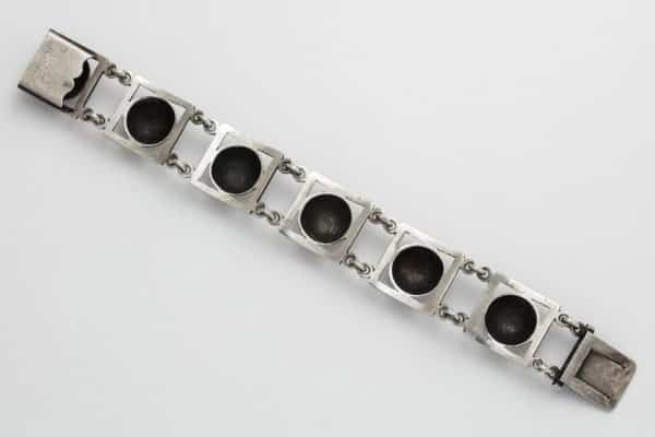 jean despres art deco silver bracelet