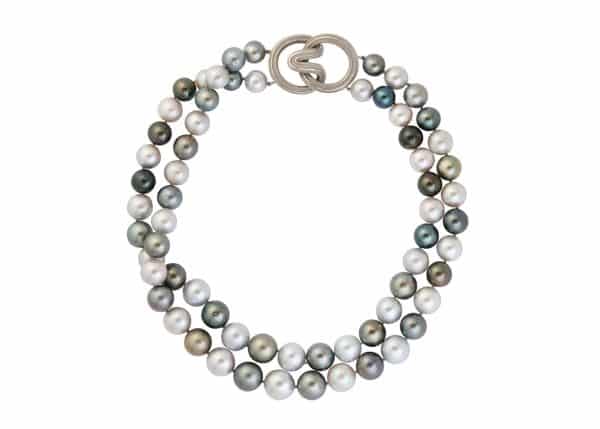 tahitian and cultured pearl walling necklace