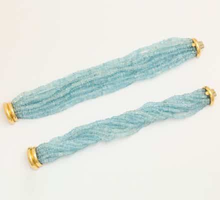 verdura aquamarine bracelets or choker