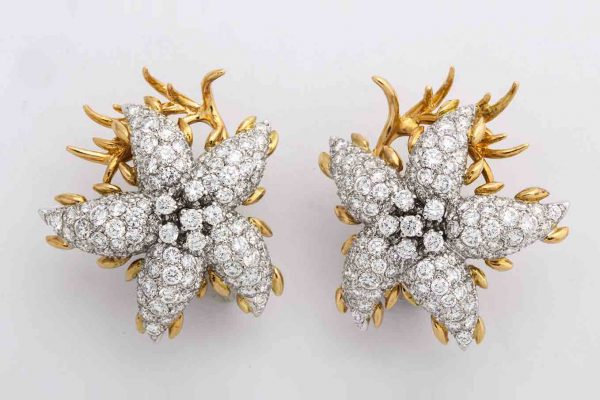 schlumberger design starfish earrings