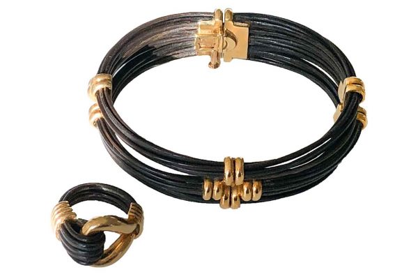 vca elephant hair ring bracelet