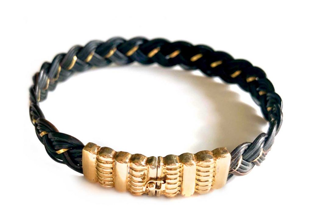 elephant hair 14k gold bracelet dkfarnum