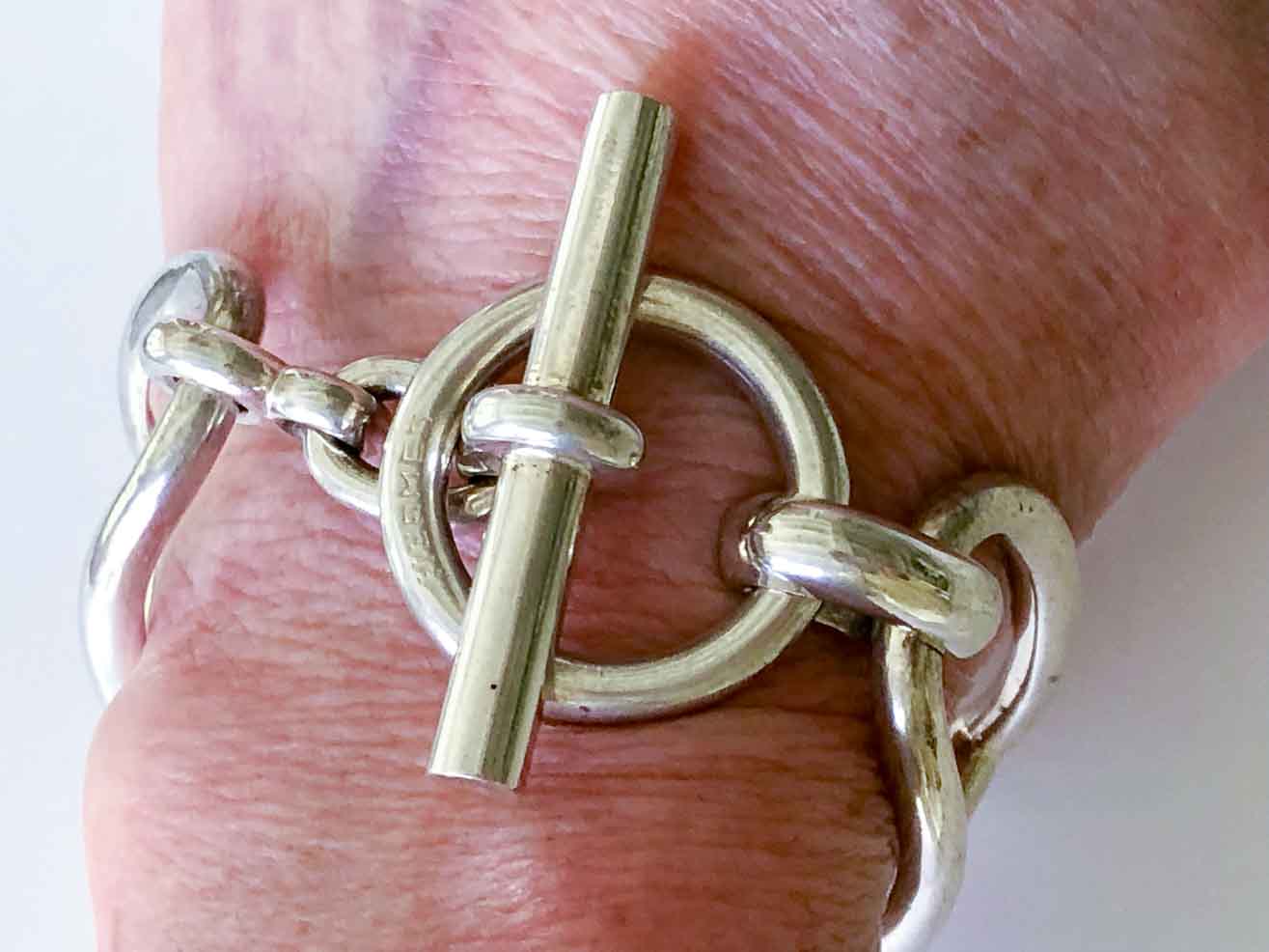 vintage hermes chaine d'ancre bracelet | dkfarnum