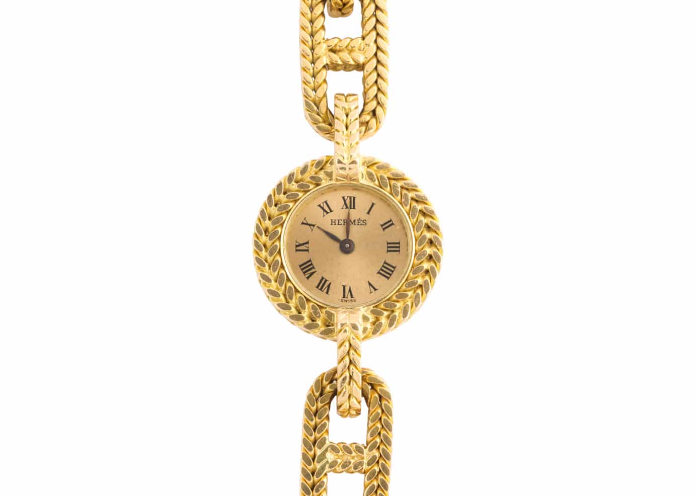 vintage hermes tresse chaine d’ancre watch