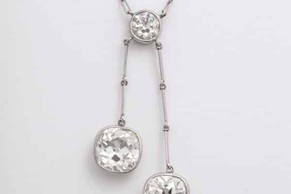 Antique Diamond Antique Diamond Negligee Necklace Necklace