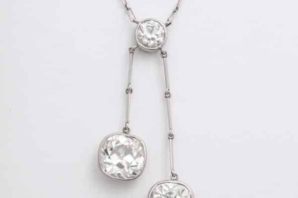 Antique Diamond Negligee Necklace