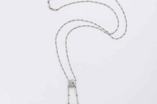 Antique Diamond Negligee Necklace