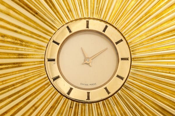 verdura starburst clock pendant