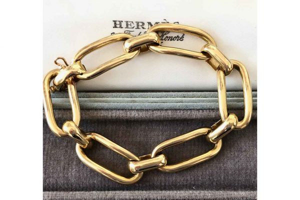 Vintage Hermes Gold Knot Bracelet, Circa 1970 - Jewellery Discovery