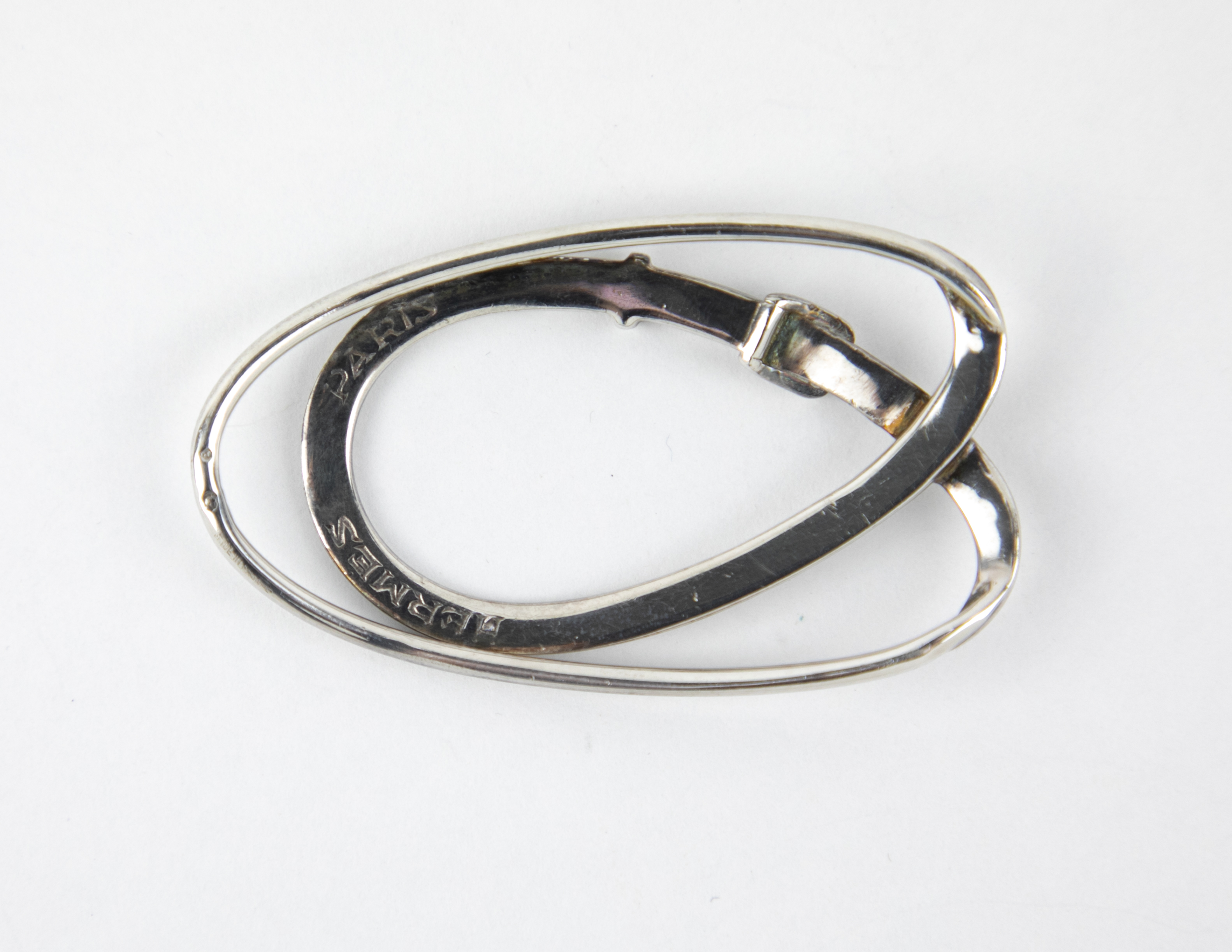 vintage hermès sterling equestrian money clip | dkfarnum