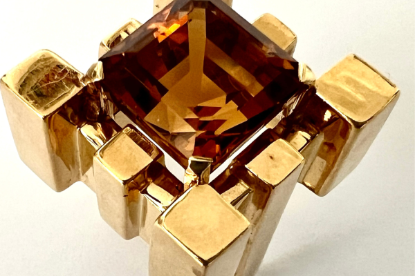 Aldo Cipullo ‘70s Citrine Ring - Image 3