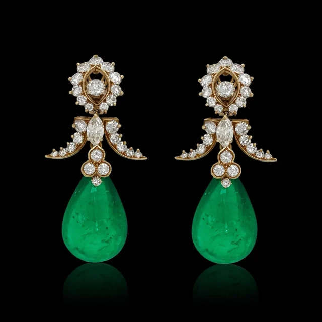 Broche Pince Isabel Canovas - Ornée De Cabochons & Perles | Laiton Doré